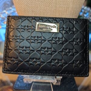 Kate Spade Penn Place Embossed Graham Leather Card Case